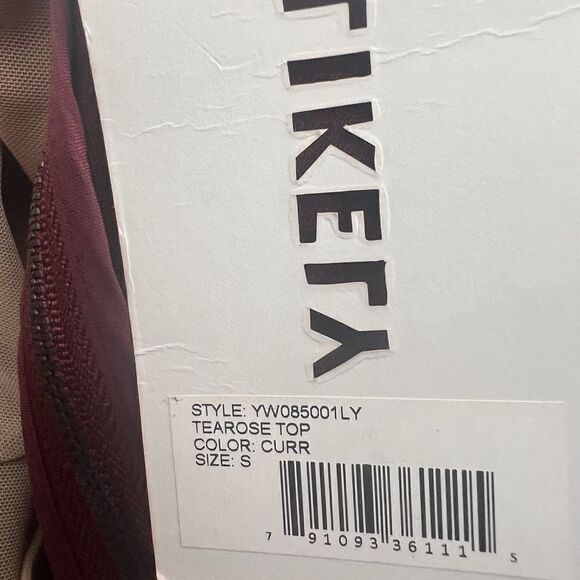 Revolve Likely Tearose Strapless Bandeau Top Burgundy - Picture 7 of 9